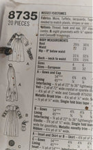 Load image into Gallery viewer, Simplicity 8735 Renaissance Gown Pattern (OOP &amp; Uncut)
