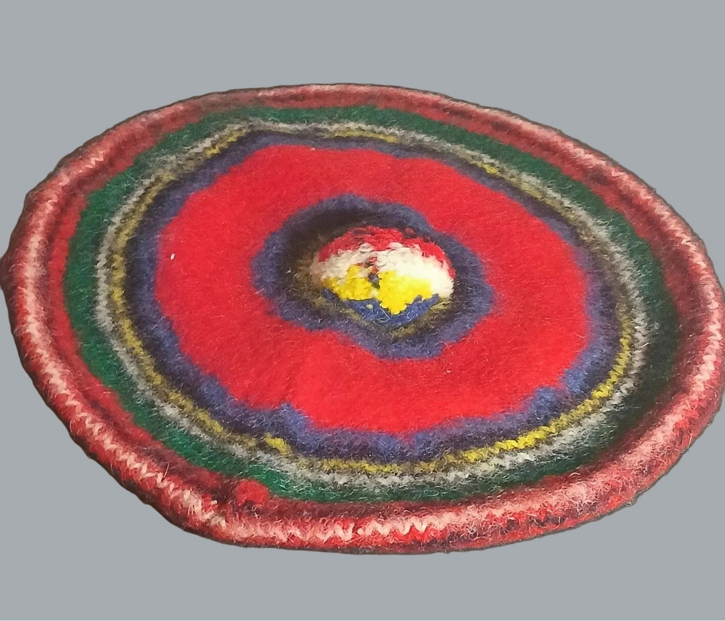 Vintage Royal Stewart Tam O'Shanter 100% Wool Made in Scotland