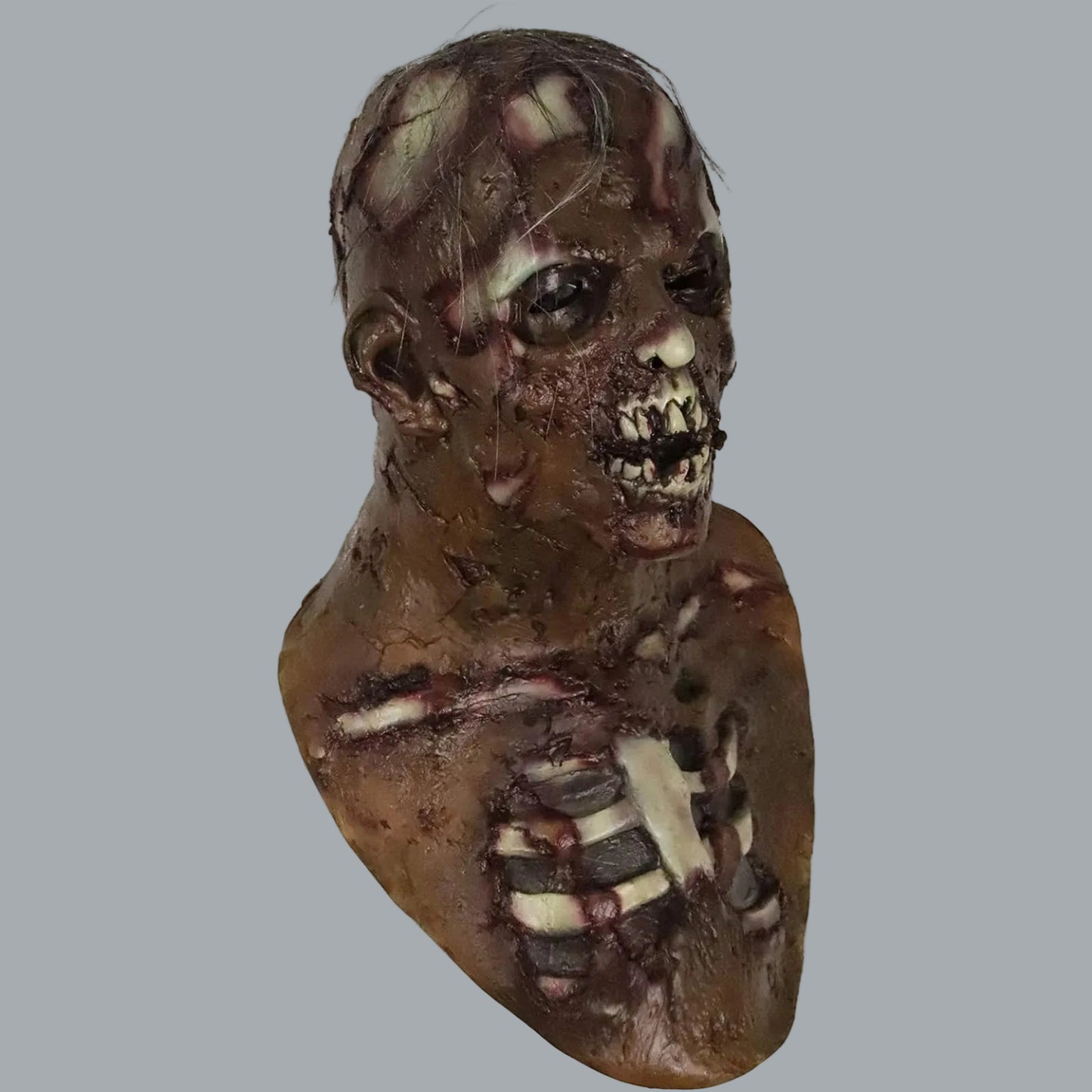 Scary Mask Latex Halloween Costumes Rubber Zombie