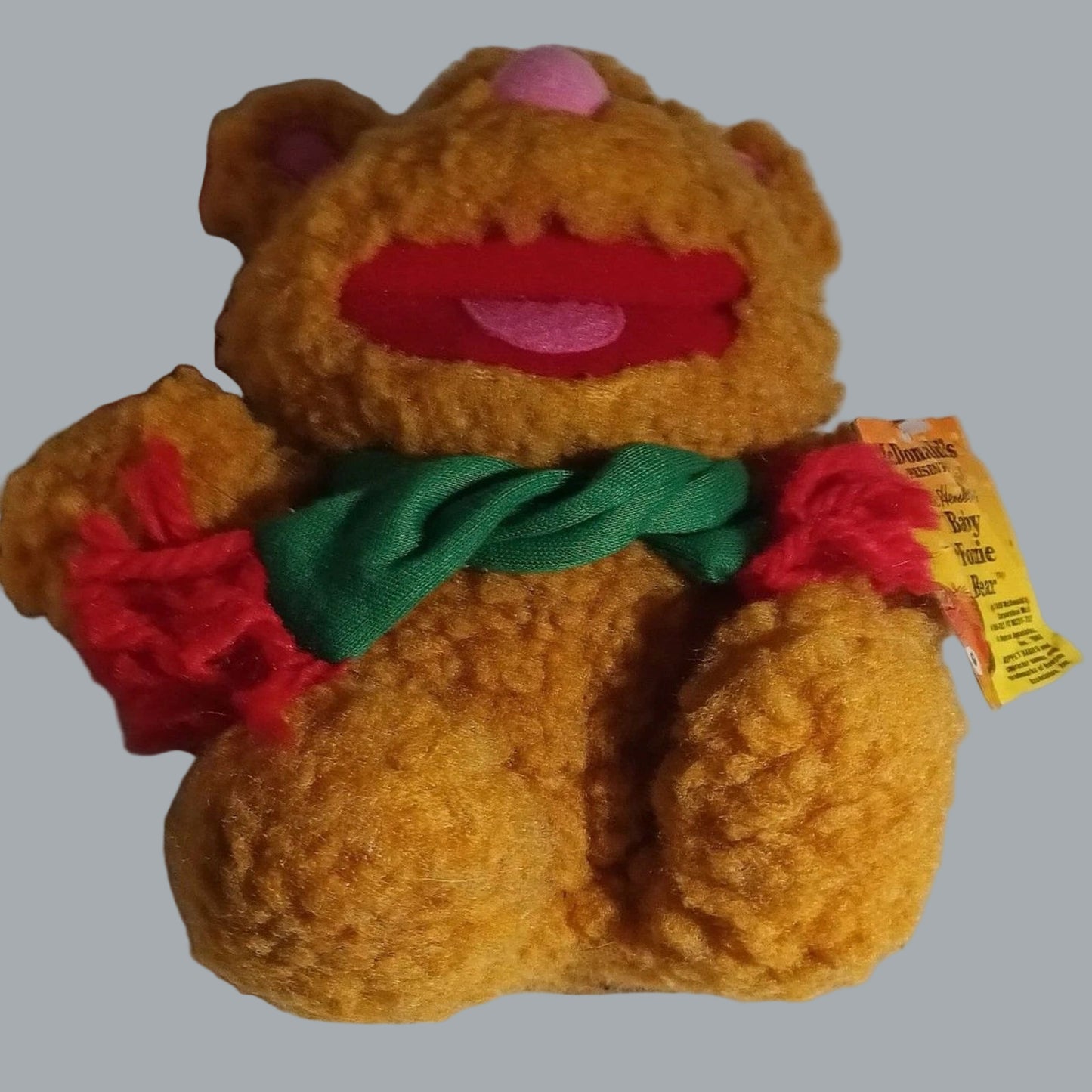 1988 McDonalds Muppet Babies Baby Fozzie Bear & Kermit Plush Toys