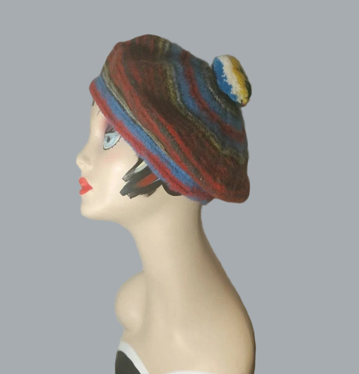 1967 Anderson Clan Scottish Tam O’Shanter 100% Wool Made in Scotland