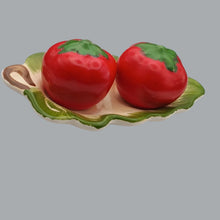 Load image into Gallery viewer, Share Vintage Ceramic Tomato Salt &amp; Pepper Shakers
