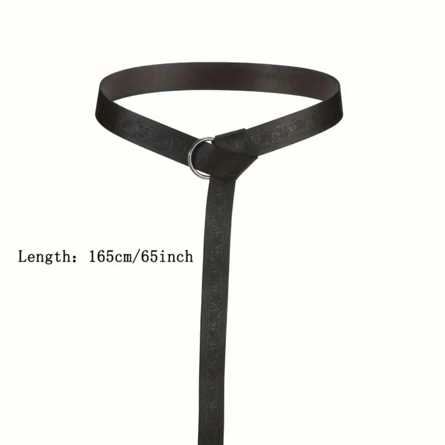 5PC Renaissance Medieval Belt Set w/ Pouch, Bottle, Hikes Faux Leather Cosplay