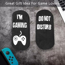 Load image into Gallery viewer, Do Not Disturb I&#39;m Gaming Socks
