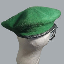 Load image into Gallery viewer, Military Style Beret: Classic Olive Green Cap
