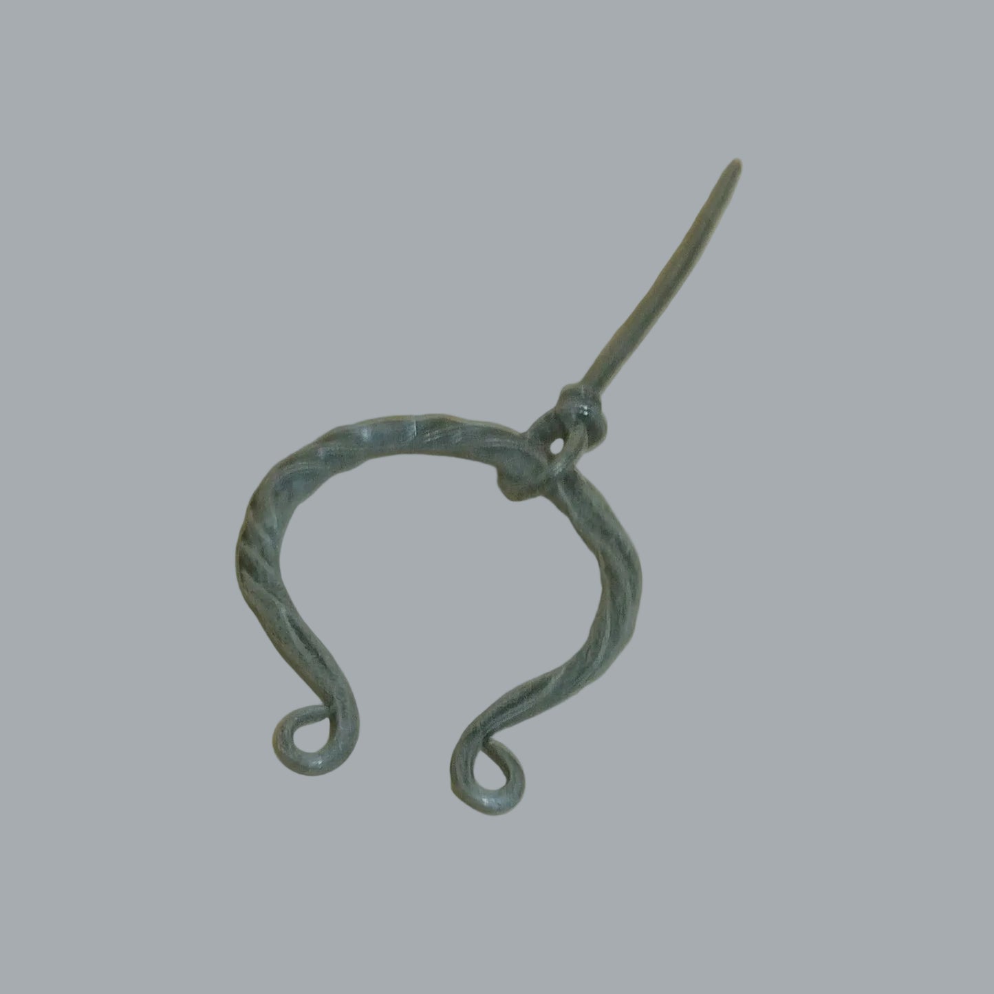 Viking-Style Penannular Cloak Pin Brooch Shawl Scarf Fastener 2.5"