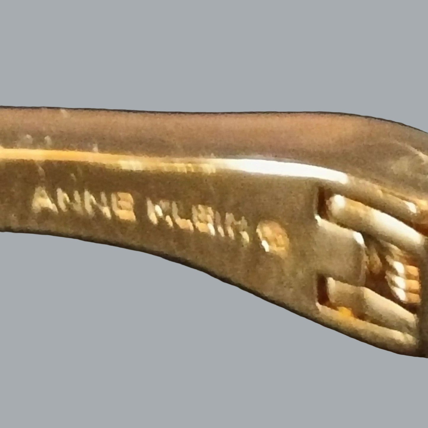 Anne Klein © Gold-Tone Hinged Bracelet | Classic Designer Fashion Jewelry