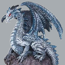 Load image into Gallery viewer, Checkmate Dragon Ornament Ball by Ruth Thompson (Silver)

