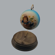 Load image into Gallery viewer, Vintage ANRI Italy Angel Music Box Ornament on Stand AS IS (Music is Sporadic)
