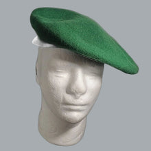 Load image into Gallery viewer, Military Style Beret: Classic Olive Green Cap
