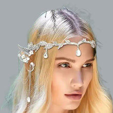 Load image into Gallery viewer, Fairy Elf Accessories Set Including Rhinestone Headband Elf Ear Cuffs Elf Crown
