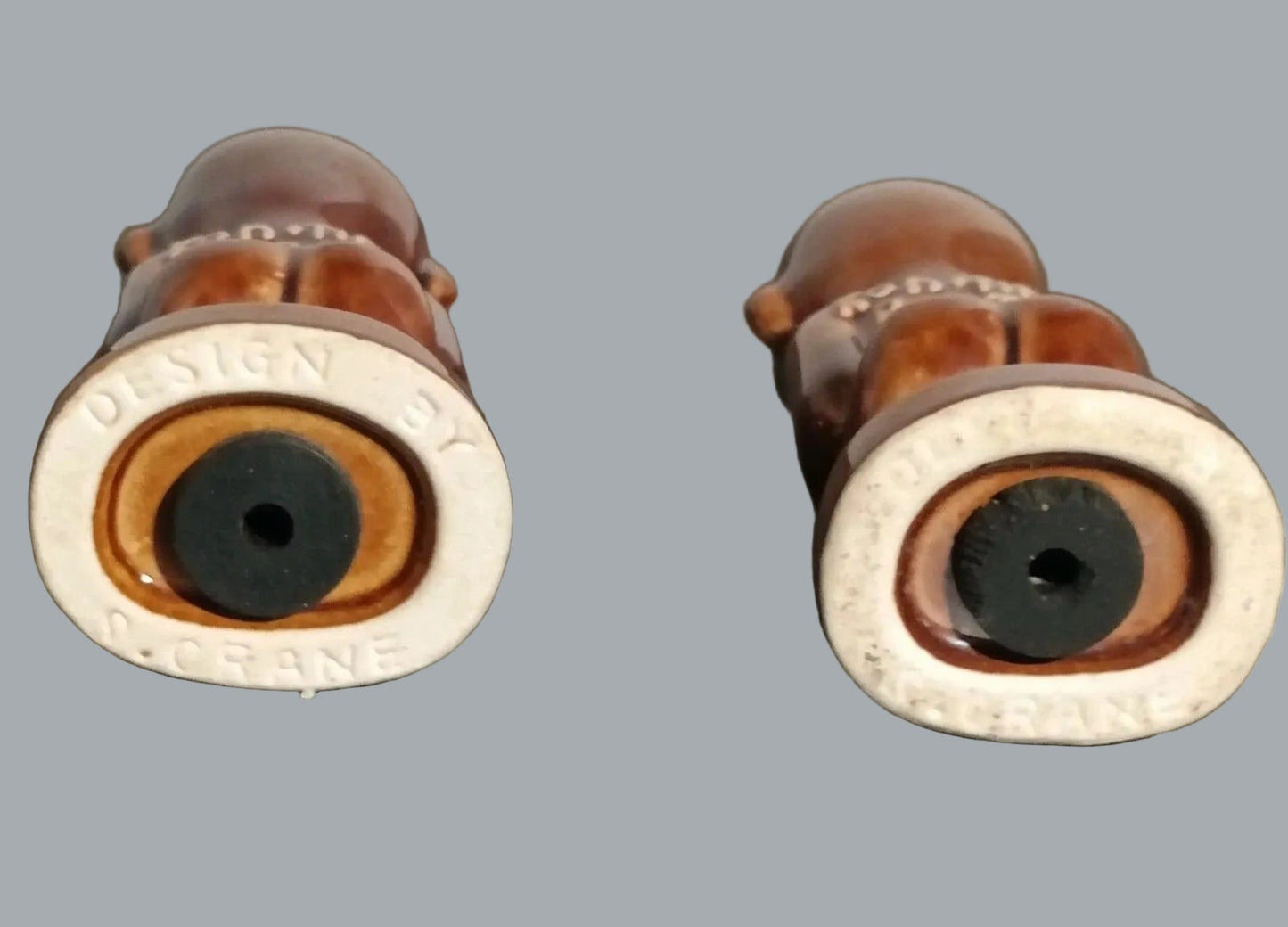 Koh-Tiki Ports Tiki Salt & Pepper Shakers Set, Design by S. Crane, Japan