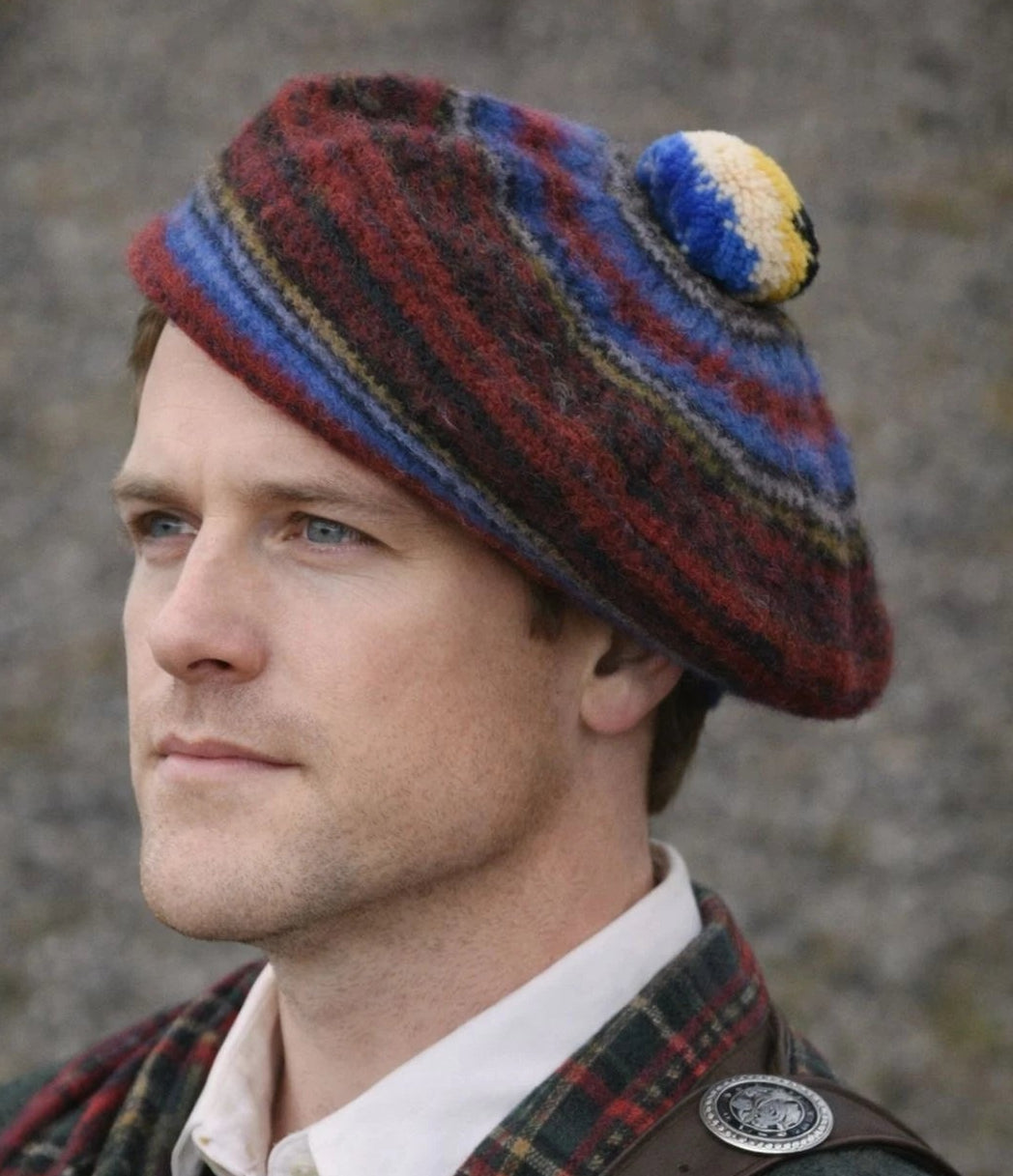 1967 Anderson Clan Scottish Tam O’Shanter 100% Wool Made in Scotland