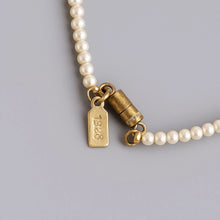 Load image into Gallery viewer, 1928 Jewelry Graduated Faux Pearl Necklace, Goldtone Barrel Clasp, 18&quot;
