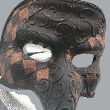 Load image into Gallery viewer, Venetian Mask Long Nose Bird Mask Masquerade Black Glittering
