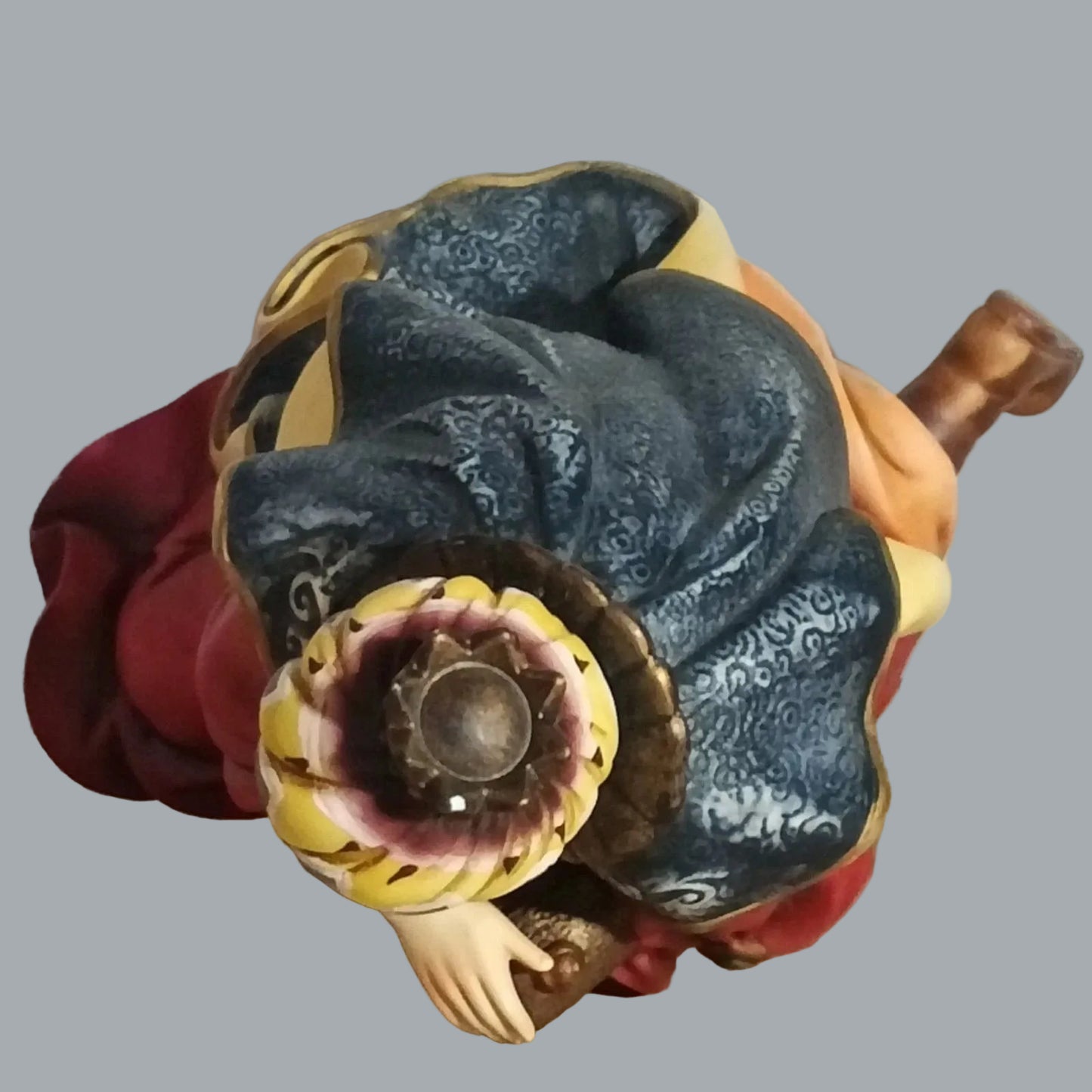 2002 Grandeur Noel Kneeling Wise Man King Nativity Figurine 8" Painted