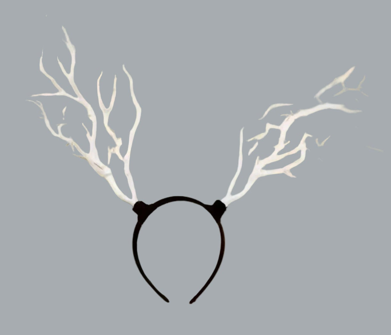 Gothic White Tree Branch Antler Headband Forest Cosplay Costume