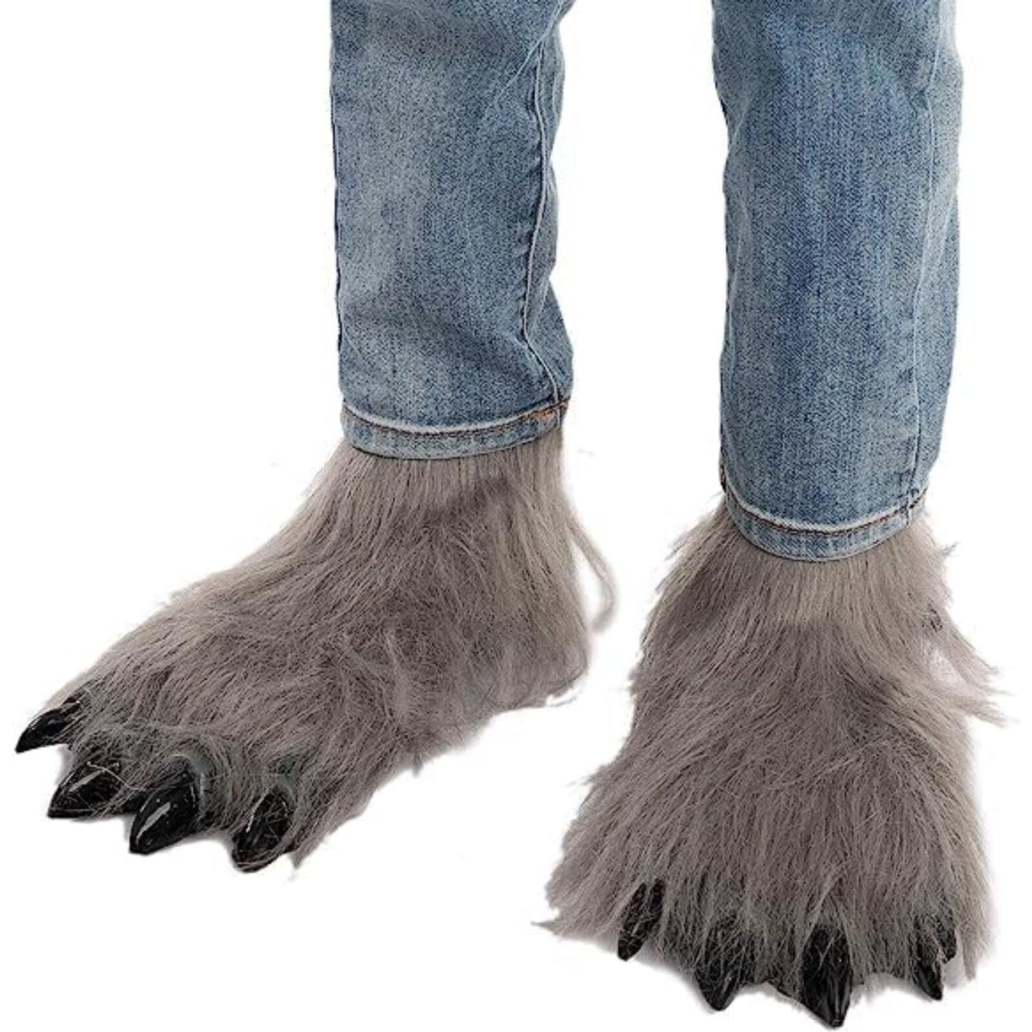 Child Unisex Green Werewolf Costume with Mask Gloves and Shoe Covers-XL(12-14yr)