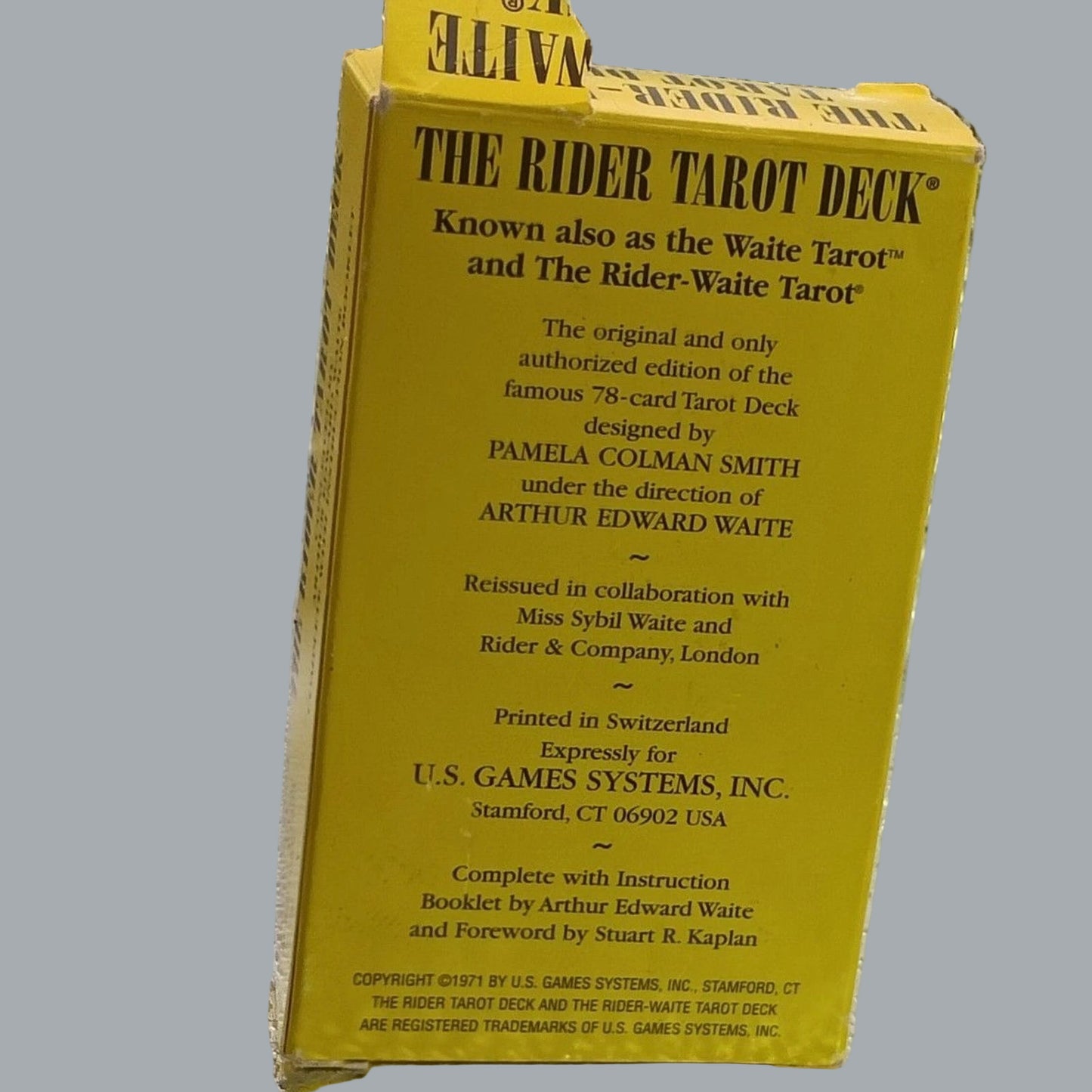 Rider Tarot Deck® Rider-Waite Tarot Cards 78 Card Set with Guide Booklet