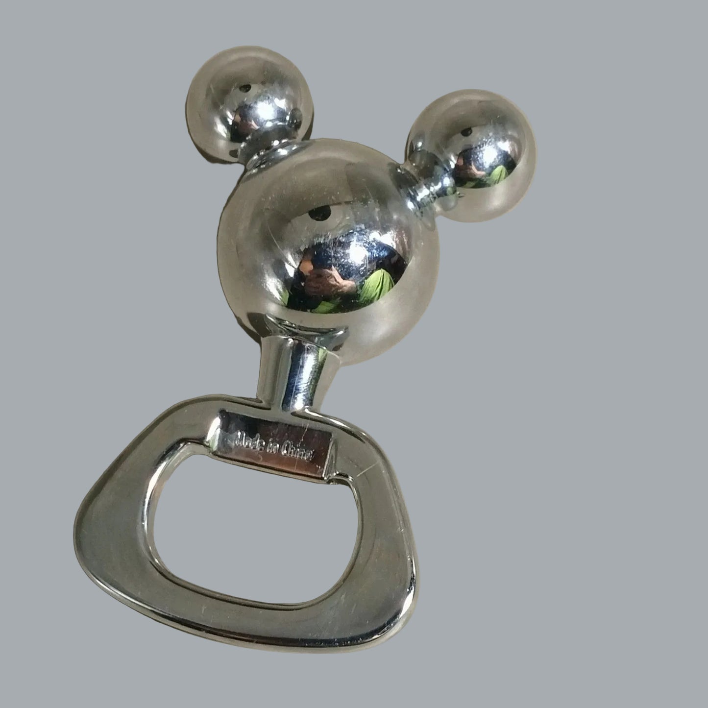 Mouse Head Bottle Opener Chrome Bar Tool 3.5"