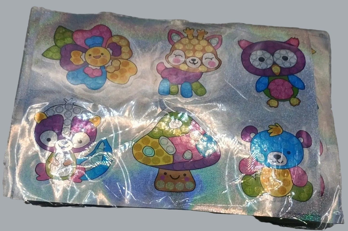 12-Pack 5MM Diamond Painting Stickers | Laser Plant & Animal Designs