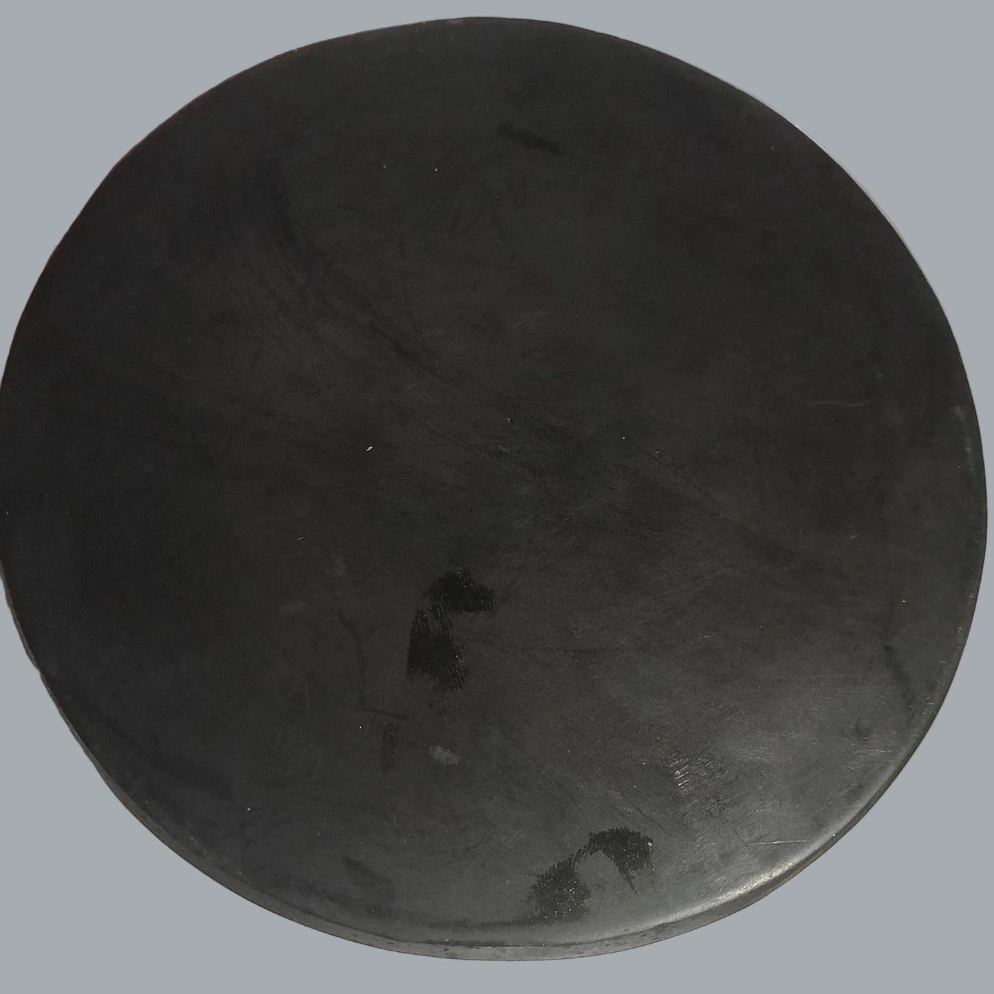 Carved Dragon & Phoenix Chinese Inkstone Yantai Real Stone 9.5” w/ Lid (Chip)