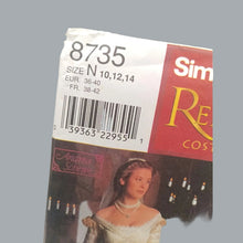 Load image into Gallery viewer, Simplicity 8735 Renaissance Gown Pattern (OOP &amp; Uncut)
