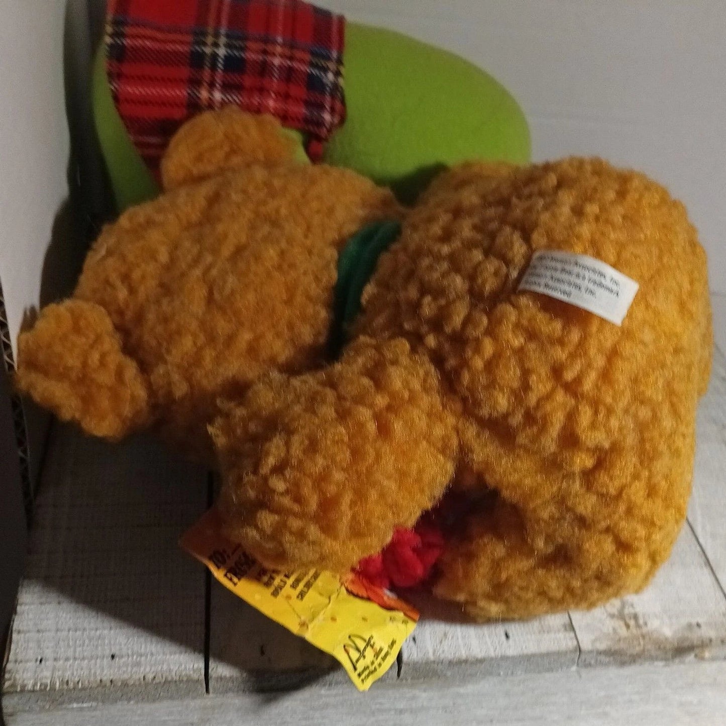 1988 McDonalds Muppet Babies Baby Fozzie Bear & Kermit Plush Toys