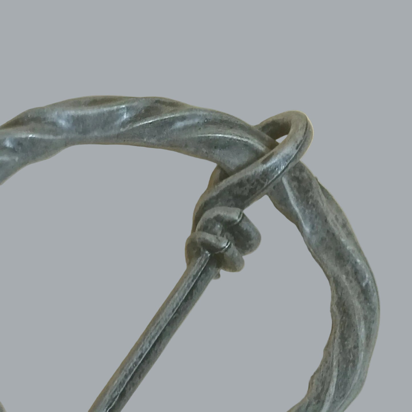 Viking-Style Penannular Cloak Pin Brooch Shawl Scarf Fastener 2.5"