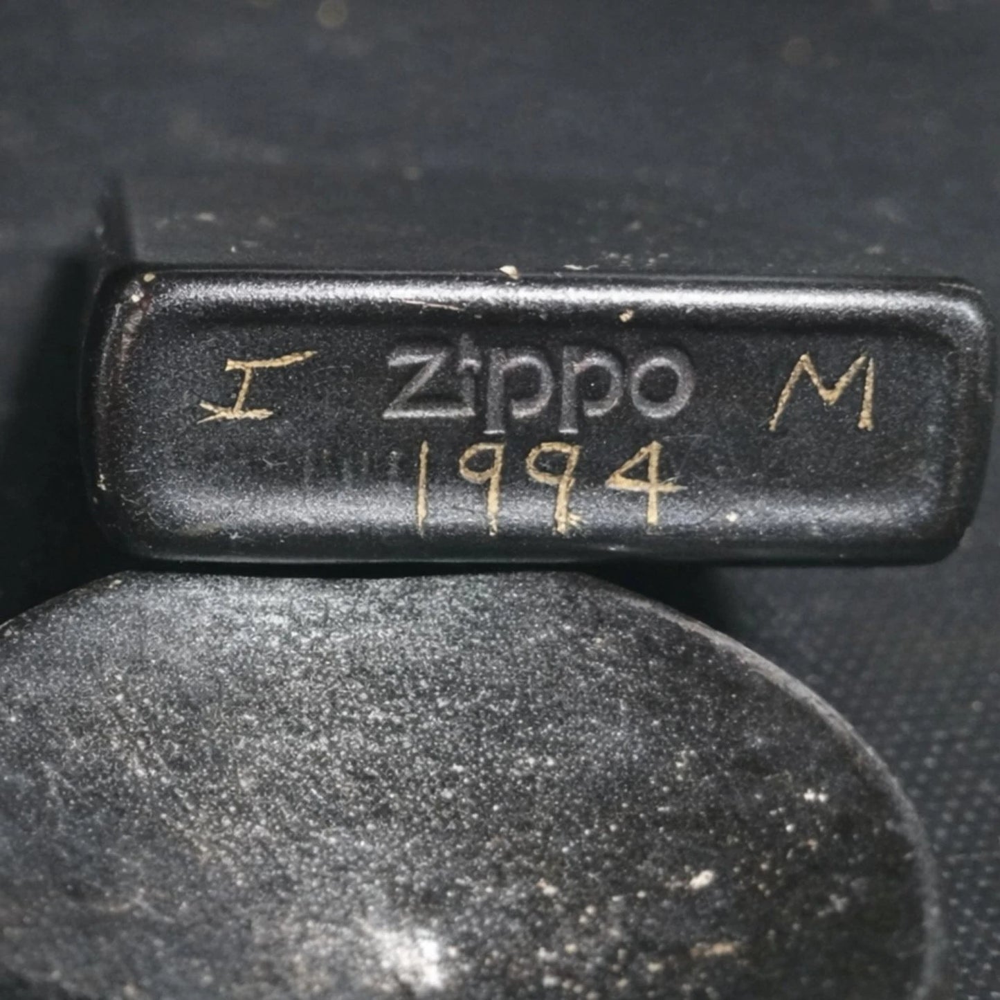 Zippo USS Camden AOE-2 Navy Lighter 1994 Black Matte USA Engraved
