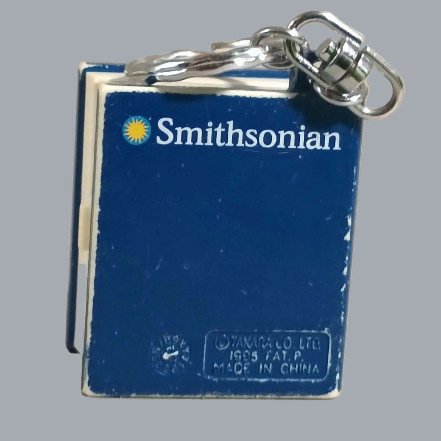Smithsonian Washington DC Story Pop Up Book Keychain 1995