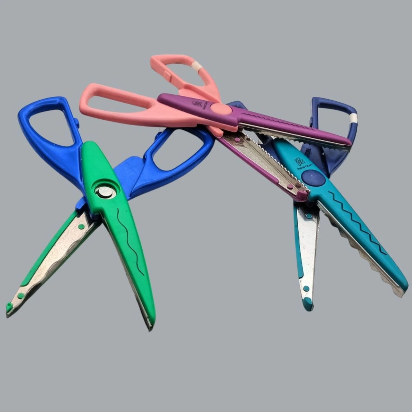 3-Pack Decorative Paper Edging Scissors for Crafts