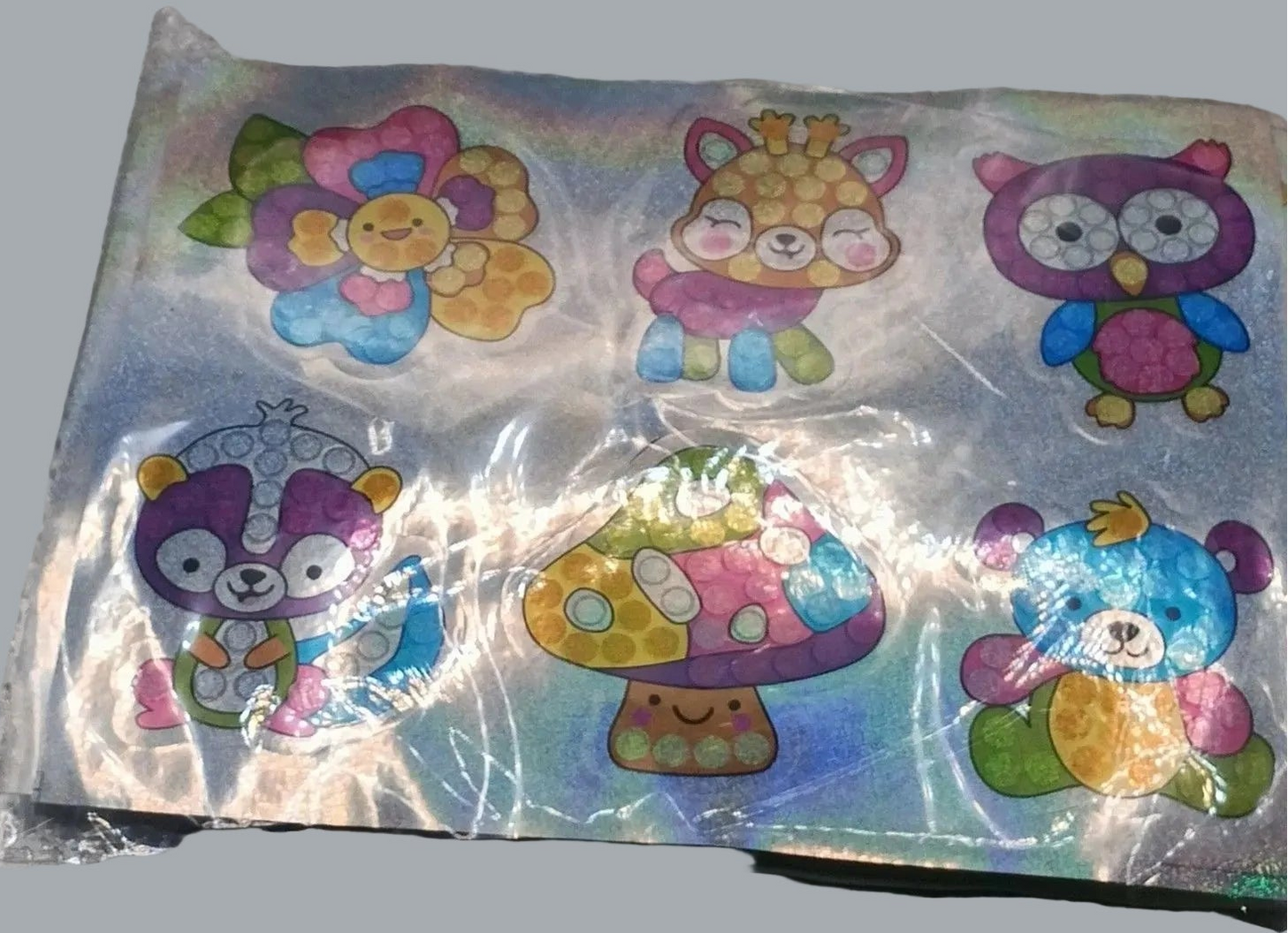 12-Pack 5MM Diamond Painting Stickers | Laser Plant & Animal Designs