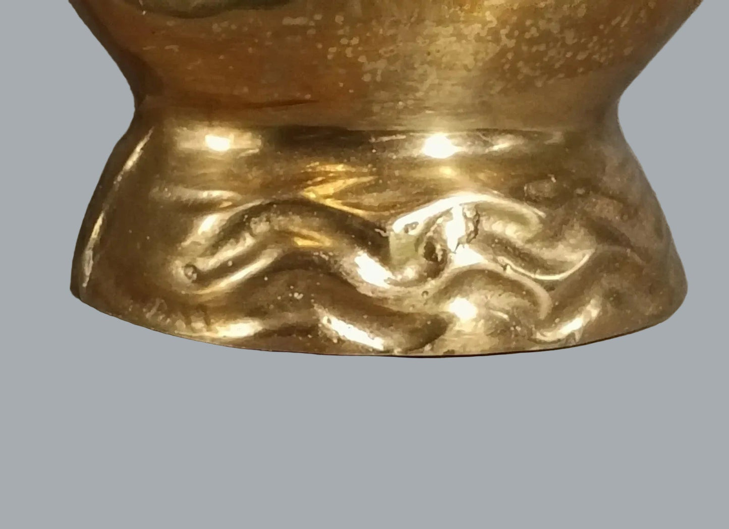 Vintage Brass Flying Goose Figurine 6.5" Made in India