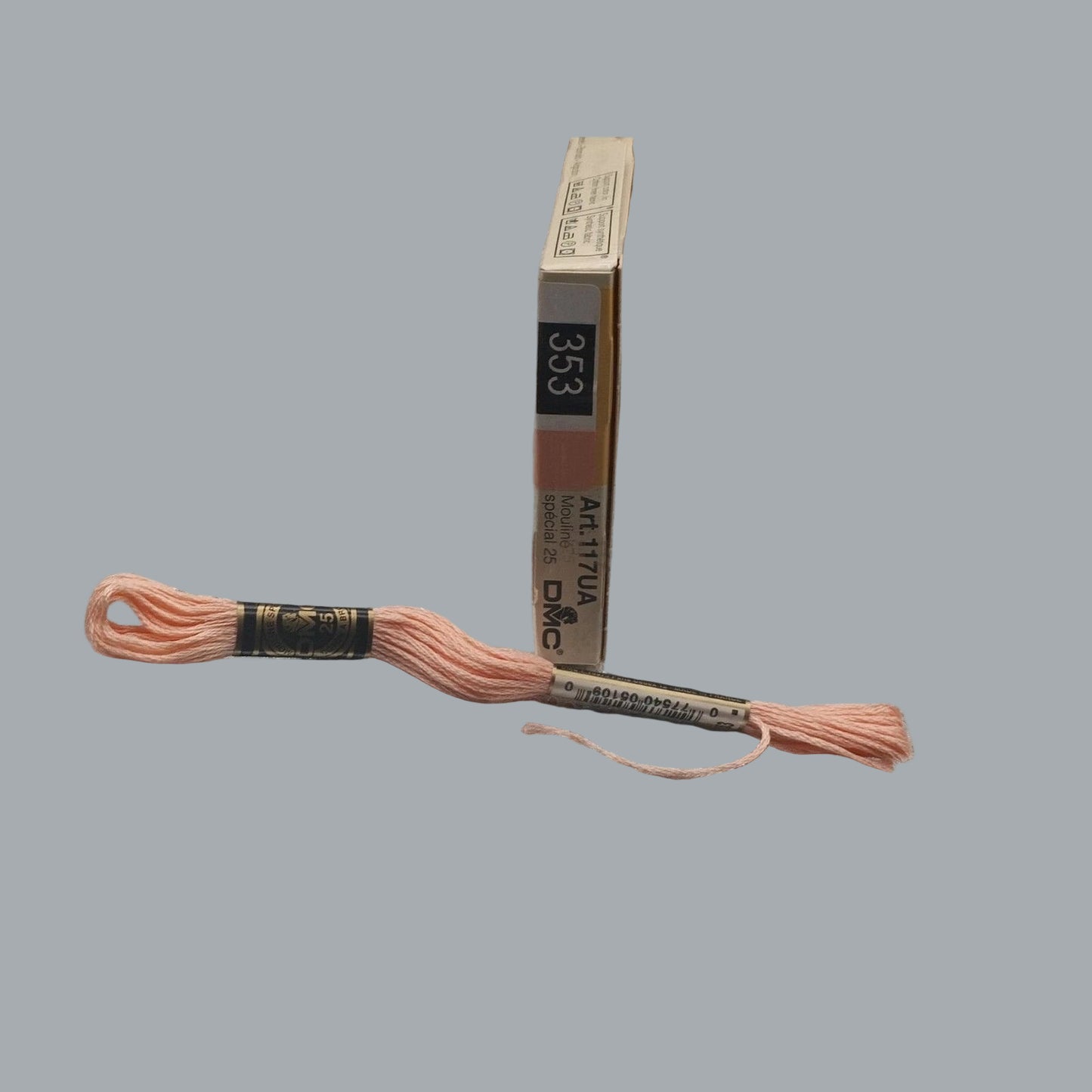 Vintage New Old Stock DMC 353 Mouline Special 25 Embroidery Floss Box of 12