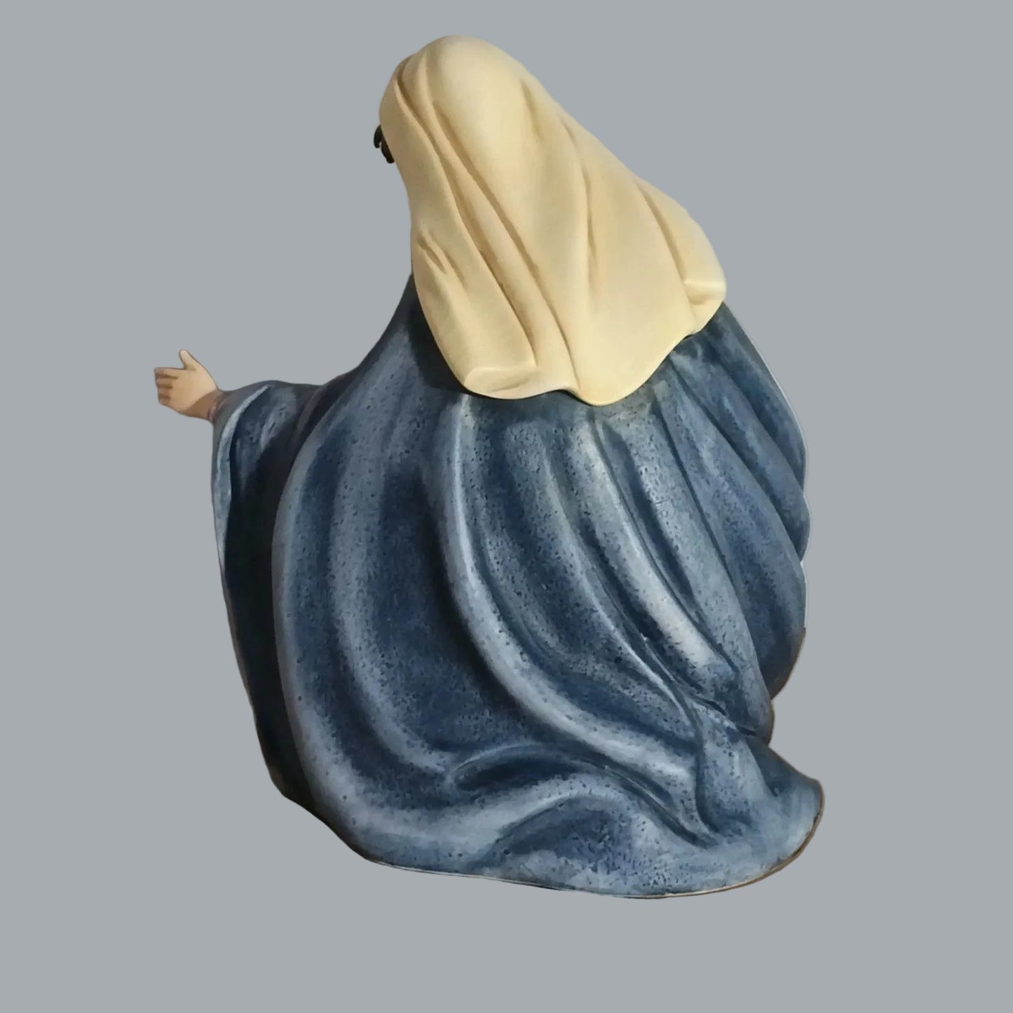 2002 Grandeur Noel Holy Family Nativity Mary Figurine Hand Painted 8.5" Kneeling