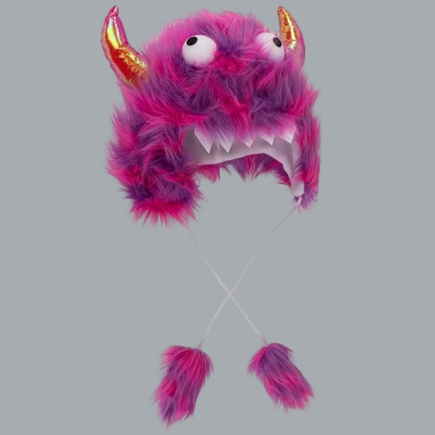 Monster Hat Costume Crazy Funny Hat Monster Birthday Party Fuchia OS