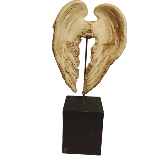 Demdaco Journey of Grace Wings of Love Angel Wings 14" Tabletop Sculpture