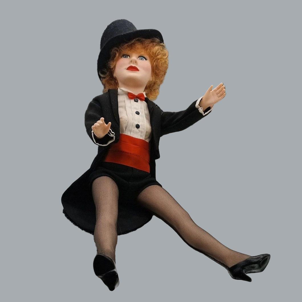 1985 Effanbee Lucille Ball Vinyl Doll – Magician Cabaret Outfit Top Hat 16