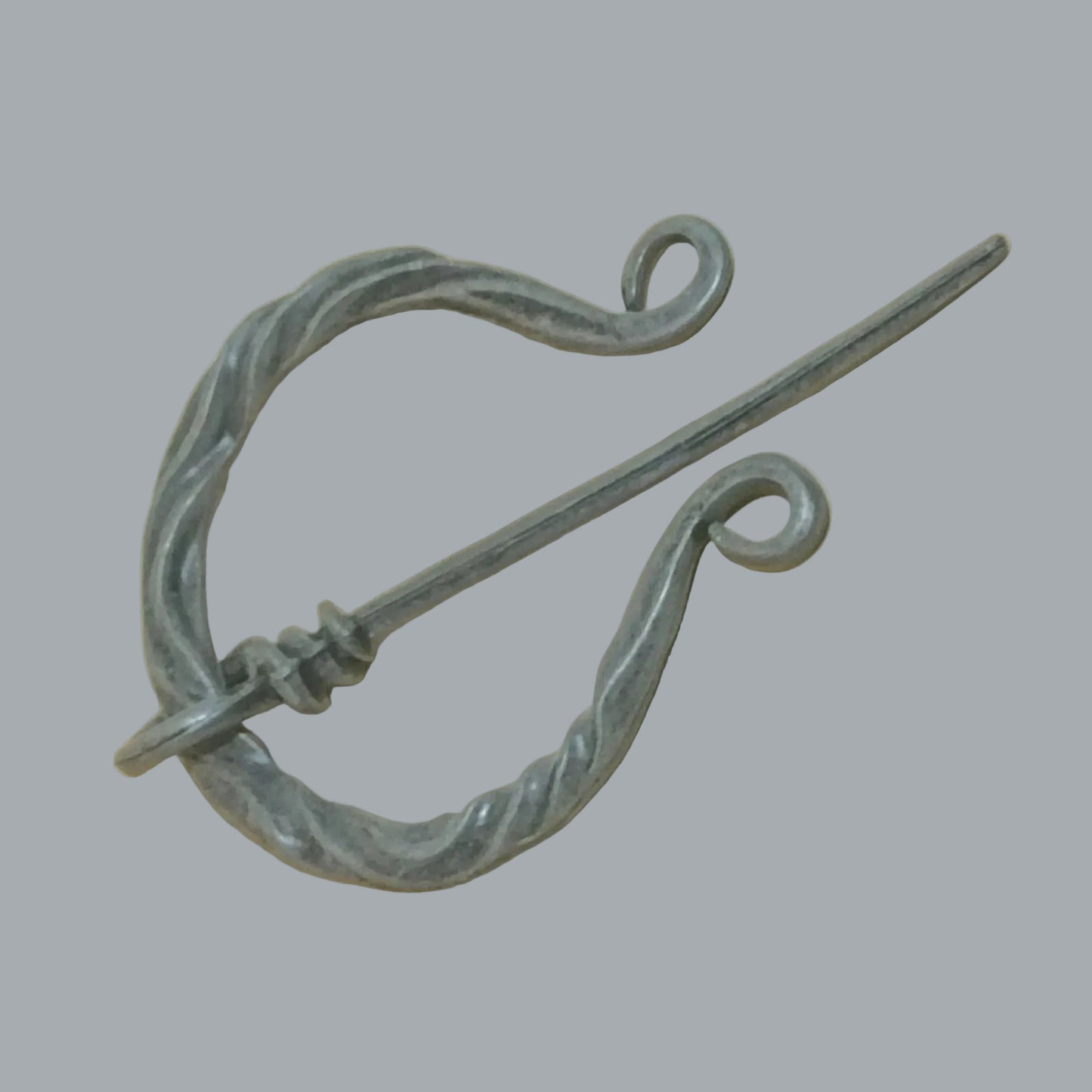 Viking-Style Penannular Cloak Pin Brooch Shawl Scarf Fastener 2.5"