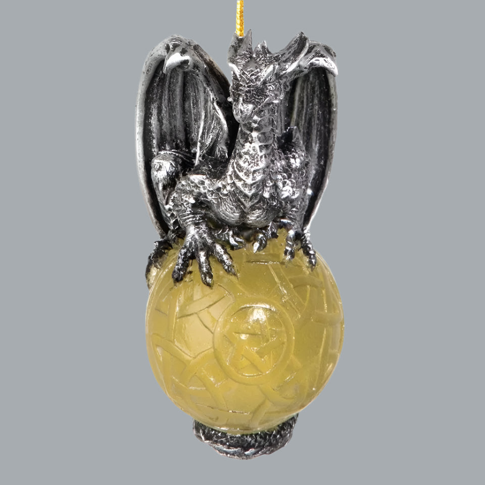 Protector of the Gothic Portal Celtic Dragon 2010 Holiday Ornament