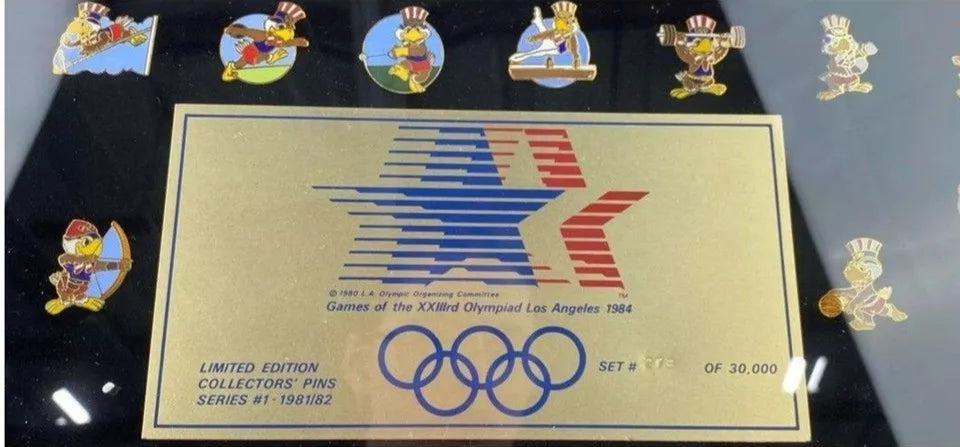 Games of the XXIIIrd Olympiad Las Angelas 1984 Limited Edition Collectors' Pins