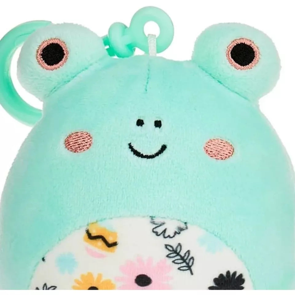 Squishmallows 3.5" Easter Clip-On Fritz The Frog