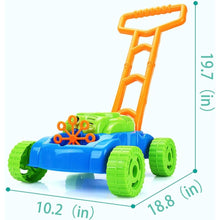 Load image into Gallery viewer, Automatic Bubble Mower Outdoor Toddler Toys for Backyard with Music, Baby Walker

