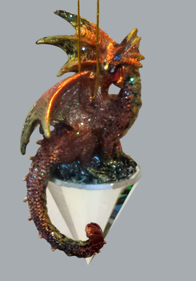 Diamond Dragon 2019 Gothic Holiday Christmas Ornament