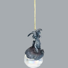 Load image into Gallery viewer, Checkmate Dragon Ornament Ball by Ruth Thompson (Silver)
