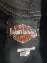 Load image into Gallery viewer, Harley Davidson Mountain Creek Ga Army Girl T-Shirt Med Double sided Made Mexico
