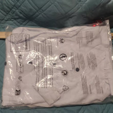 Load image into Gallery viewer, Renaissance Pirate Frill Trim Long Sleeves Black Buttons Shirt White Size 44
