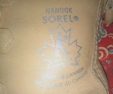 Load image into Gallery viewer, Sorel Nanook Snow Winter Tan Leather Wool Liners Lace Up Boots WOMENS GB 5 US 7
