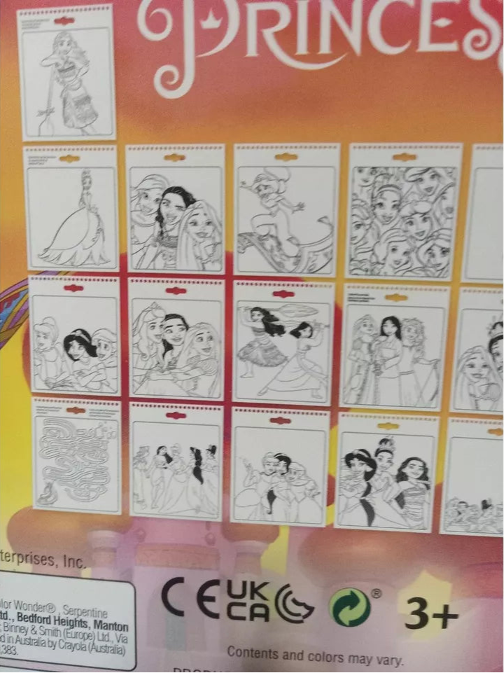 Crayola Color Wonder Disney Princess Coloring & Activity Pad, Mess Free Coloring